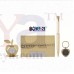 OkaeYa Gold Plated Pen And Visiting Card Holder And Apple Shape Clock And Key Ring